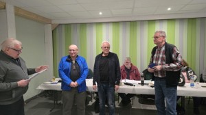 Reini, Peter und Manni(nicht auf dem Bild) mit der Mannschaft Bronzemedaille